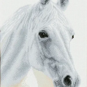 Nouveauté DIAMOND DOTZ® Carré Cheval blanc