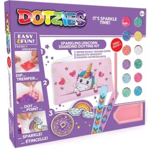 Réduction DOTZIES® Kit de 6 créations Enfants – Licorne