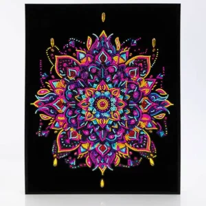 Kit Diamond Dotz fond noir suédine – Mandala Produit De Marque