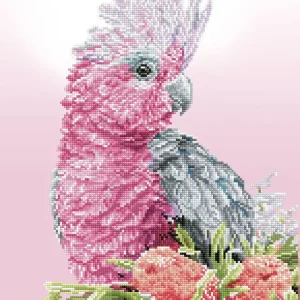 Kit DIAMOND DOTZ® Collection exclusive Perroquet cacatoès rose Satisfait Ou Remboursé