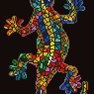 Prix Réduit Kit DIAMOND DOTZ® Gekko lézard