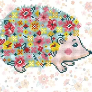 Livraison Gratuite Kit DIAMOND DOTZ® Hérisson fleuri