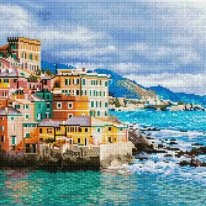 Prix Cassé Kit DIAMOND DOTZ® Village des Cinque Terre, Italie