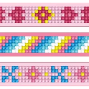 Kit DOTZIES® 3 Bracelets Roses Haute Qualité