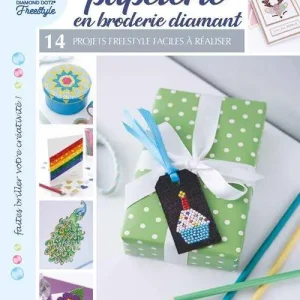 Livre Tutoriel Ma petite papeterie en broderie diamant par Diamond Dotz® Populaire