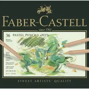 Livraison Mondiale BOITE METAL DE 36 CRAYONS "PASTEL PITT" FABER CASTELL