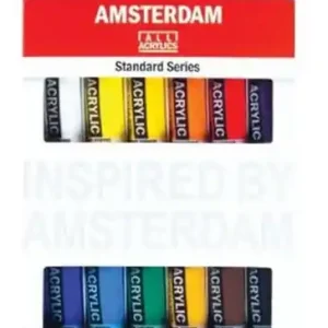 SET DE 12 TUBES 20ML ACRYLIQUE AMSTERDAM STANDARD SERIES Acheter Direct